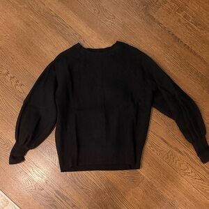 Express Women's Classic Black Crew Neck Sweater